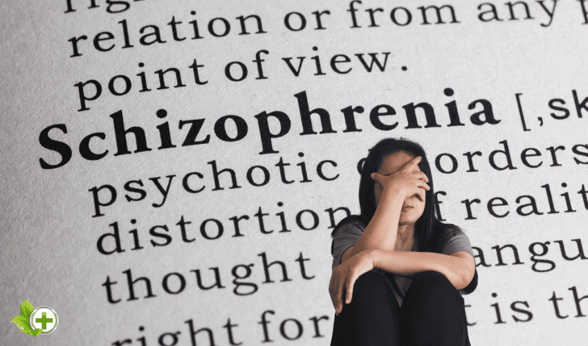 A woman struggling with Borderline Schizophrenia