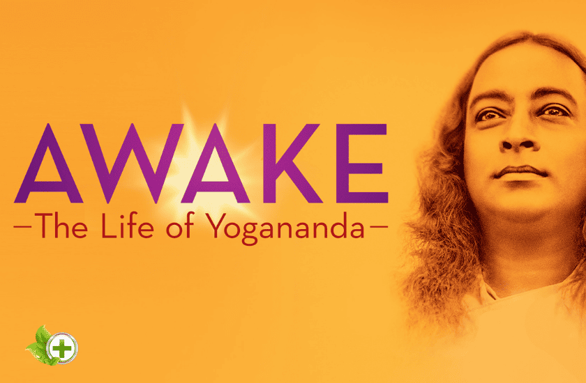 Awake; The Life Of Yogananda poster in post about movies about spiritual awakening