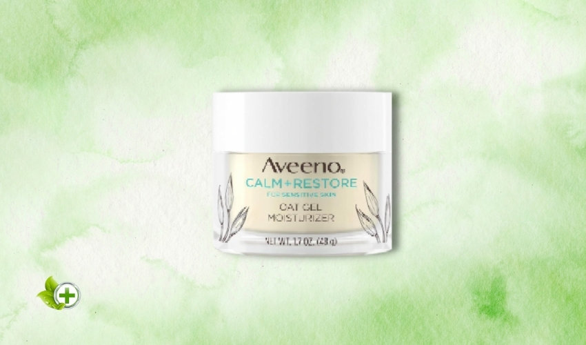 Aveeno Calm and Restore Oat Gel Moisturizer 
in a post about best skincare products for teens