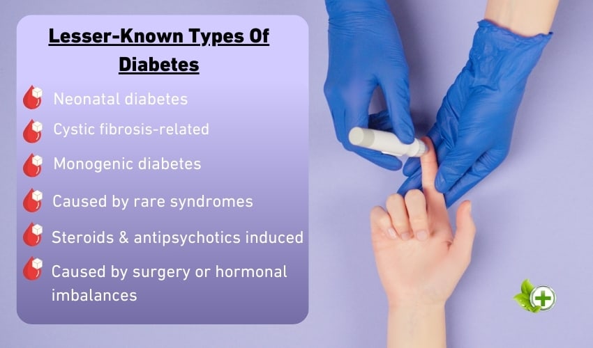 lesser-known types of diabetes in a post about Diabetes